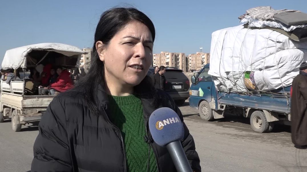 ⁣الرئيسة المشتركة لمسد تشدد على ضمان أمن المهجّرين واستعادة ممتلكات العائدين