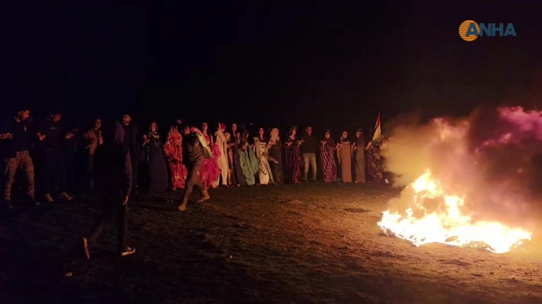 أهالي الحسكة وتل تمر وجل آغا  وكركي لكي يوقدون شعلة نوروز