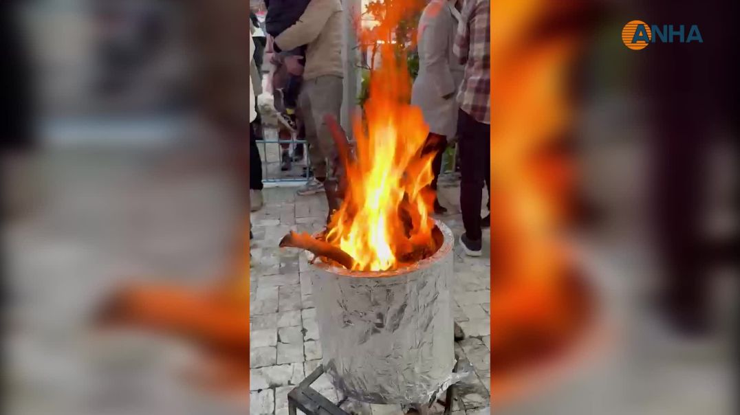 إيقاد شعلة نوروز في ساحة الكرامة بالسويداء