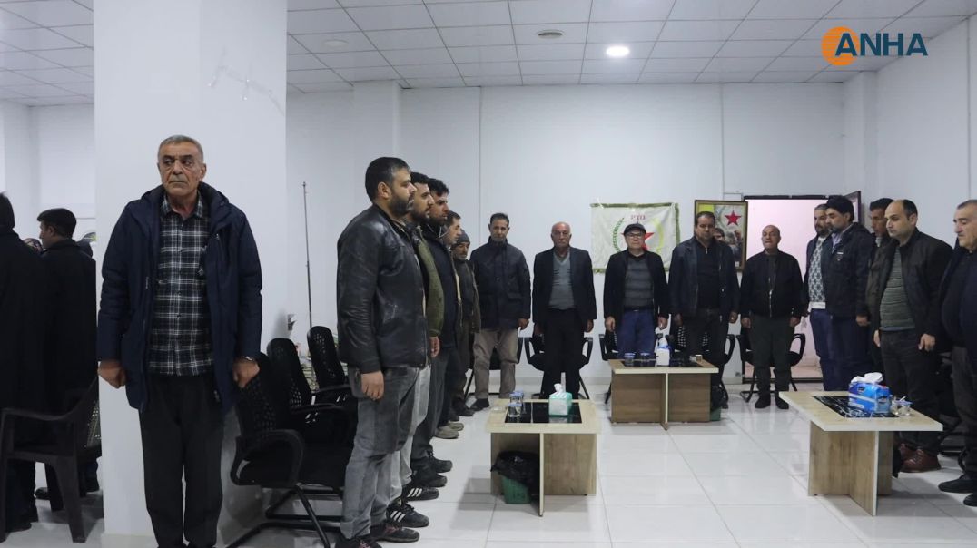 حزب الاتحاد الديمقراطي يقيم مراسم عزاء للشهيد صالح مسلم في كركي لكي