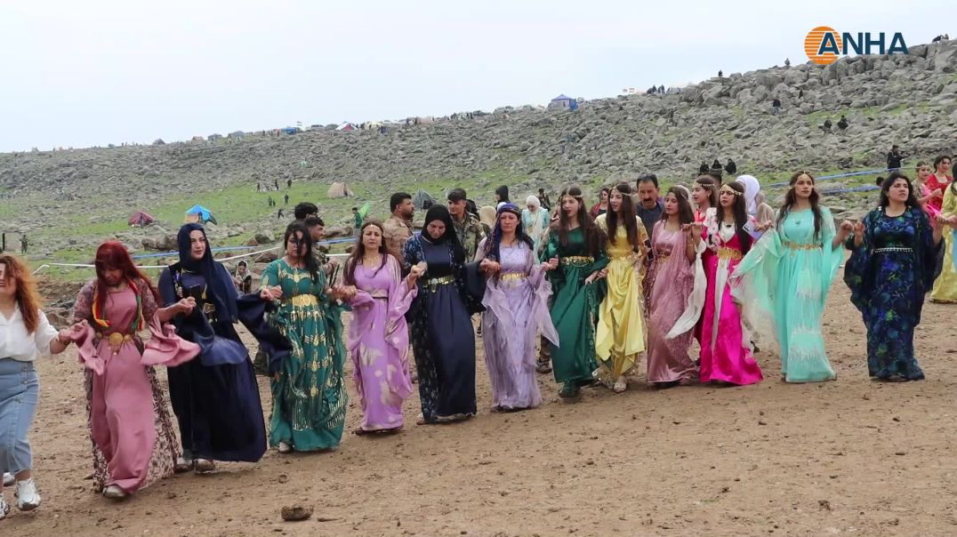 ⁣بعقد حلقات الدبكة.. اختتام نوروز كركي لكي وديرك  - كركي لكي