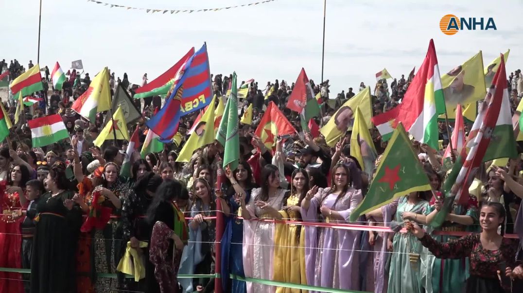 ⁣بالصور والفيديو احتفالات نوروز في مدن روج آفا - الدرباسية