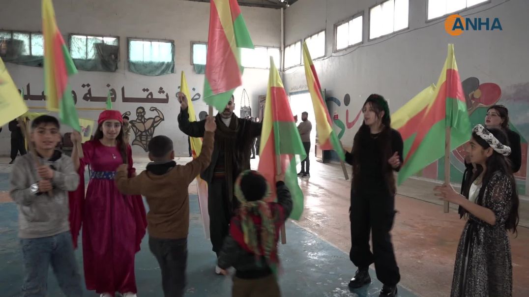 ⁣قوى الأمن الداخلي في عامودا تحتفل بعيد نوروز