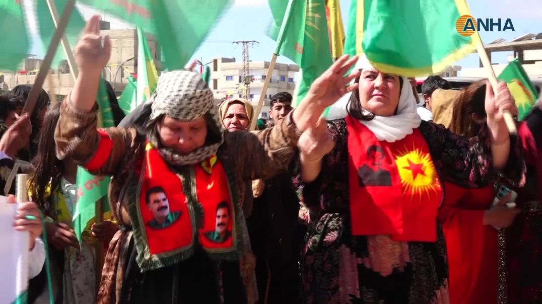 ⁣Jinên Kobanê li qadan bû: Em ê destkeftiyên şoreşê biparêzin