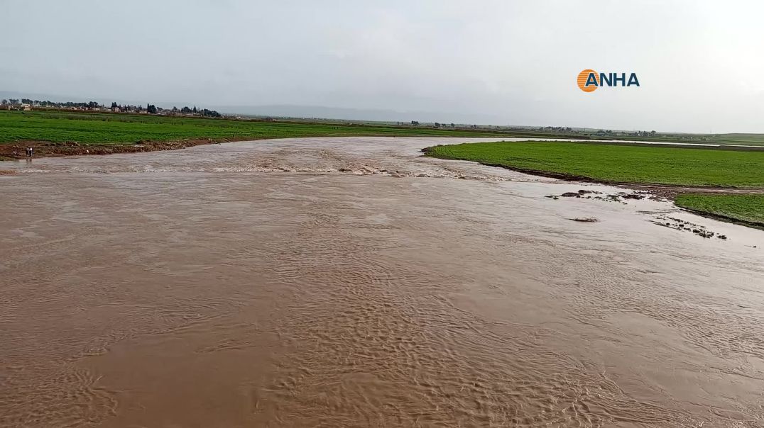 خروج طريق M4 للمرة الثانية عن الخدمة نتيجة فيضان نهر الخابور