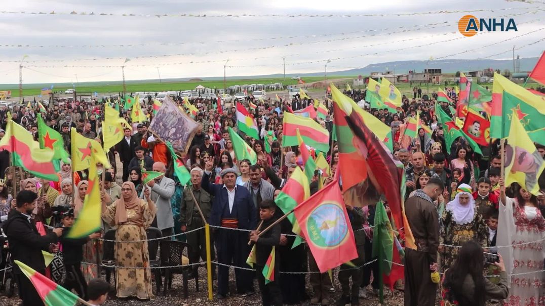 انطلاق نوروز كركي لكي وديرك وكوباني بإيقاد شعلة نوروز - ديرك