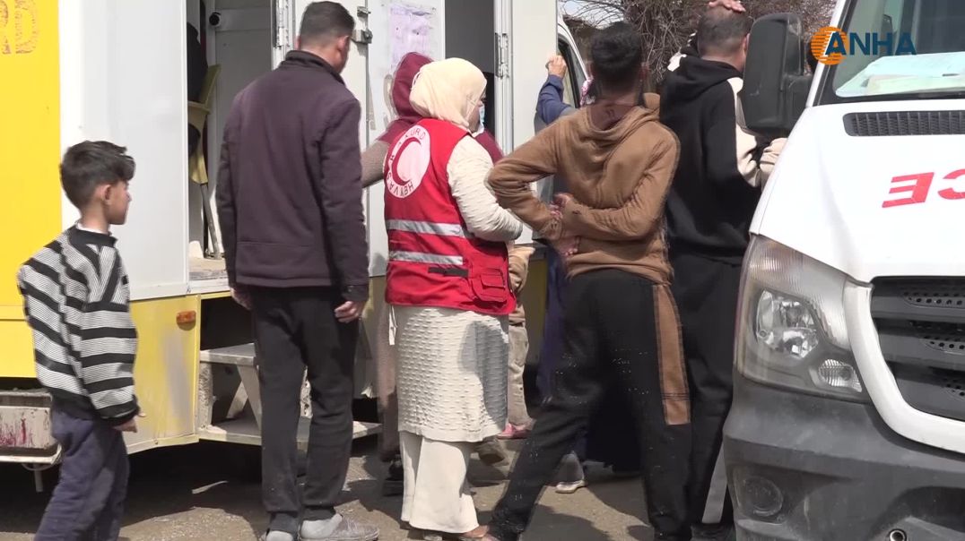 الهلال الأحمر الكردي يقدّم الدعم الطبي ويباشر إجلاء المتضررين في الحسكة