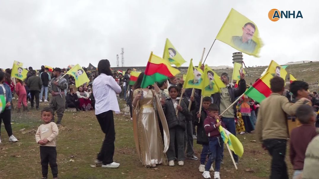 ⁣انطلاق نوروز كركي لكي وديرك وكوباني بإيقاد شعلة نوروز- كوباني