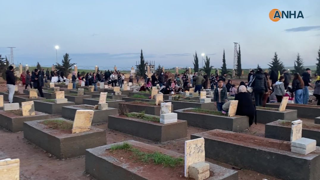 شعلة نوروز تتوهج في روج آفا عشية يوم 21 آذار - كوباني