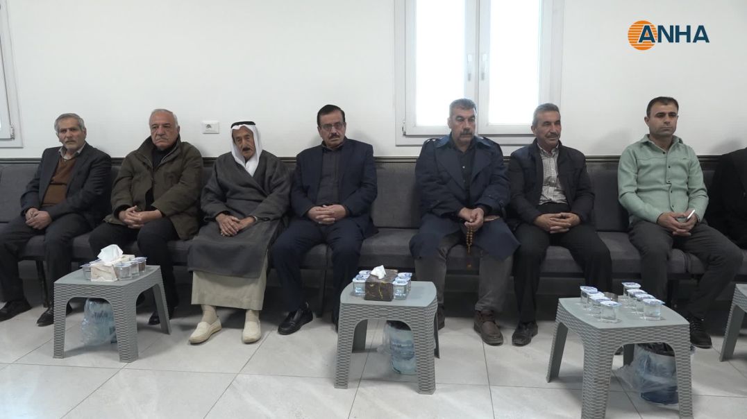 ⁣مراسم عزاء للشاعر أحمد حسيني في قامشلو