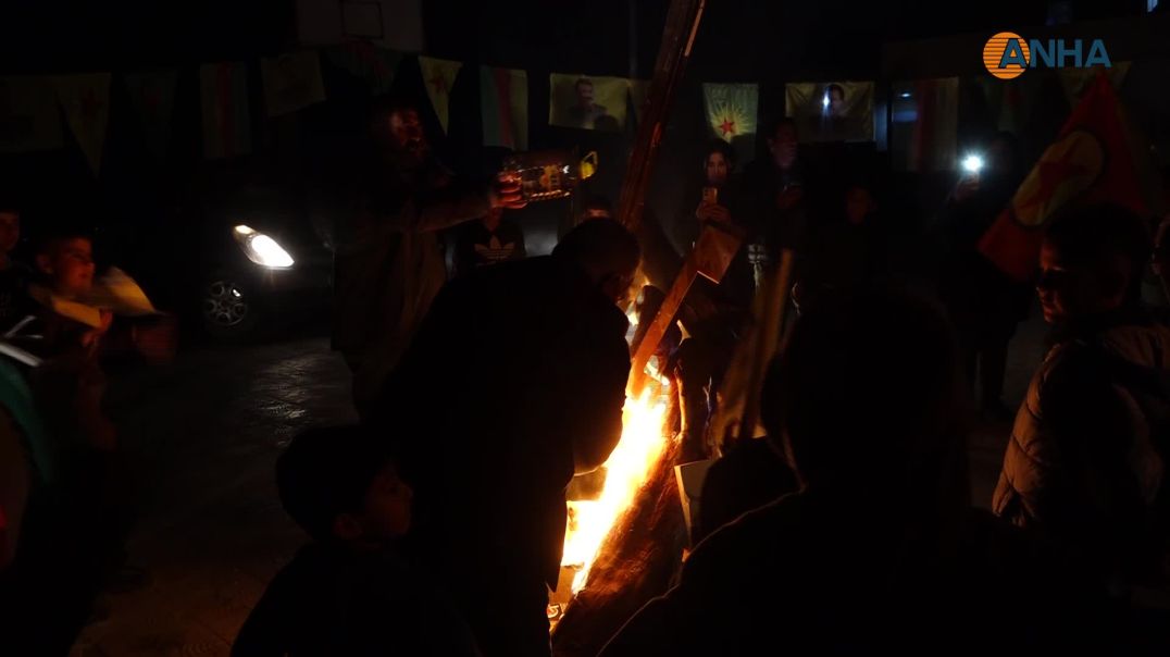 أهالي الحسكة وتل تمر وجل آغا  وكركي لكي يوقدون شعلة نوروز  