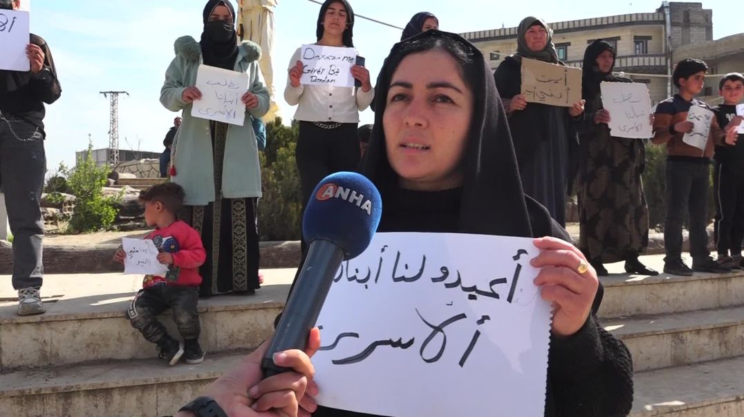 ⁣Malbatên dîlgirtiyan daxwaza berdana zarokên xwe kir