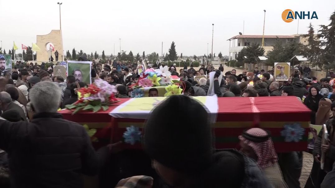 تشييع جثامين 8 شهداء ومراسم غيابية لـ 3 آخرين في الحسكة