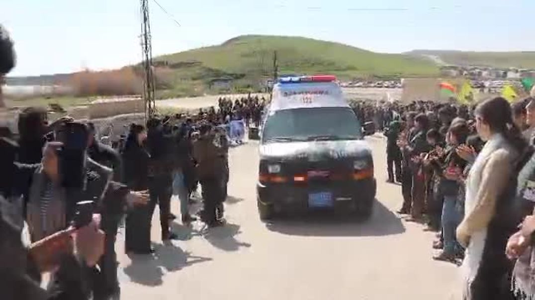 وصول جثمان الشهيد صالح مسلم إلى معبر سيمالكا