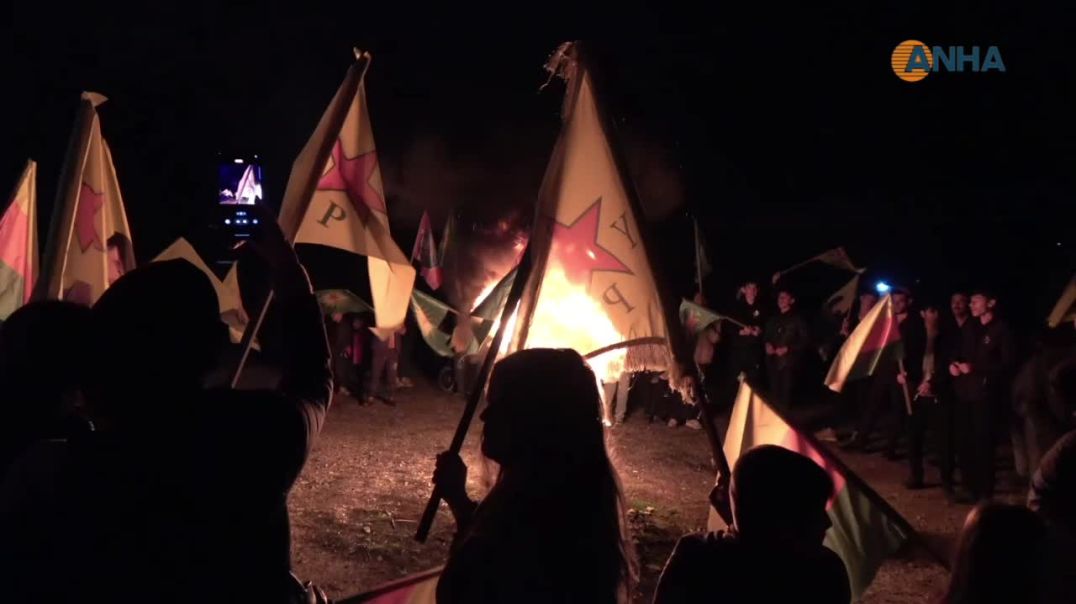 إيقاد شعلة نوروز في مدن روج آفا