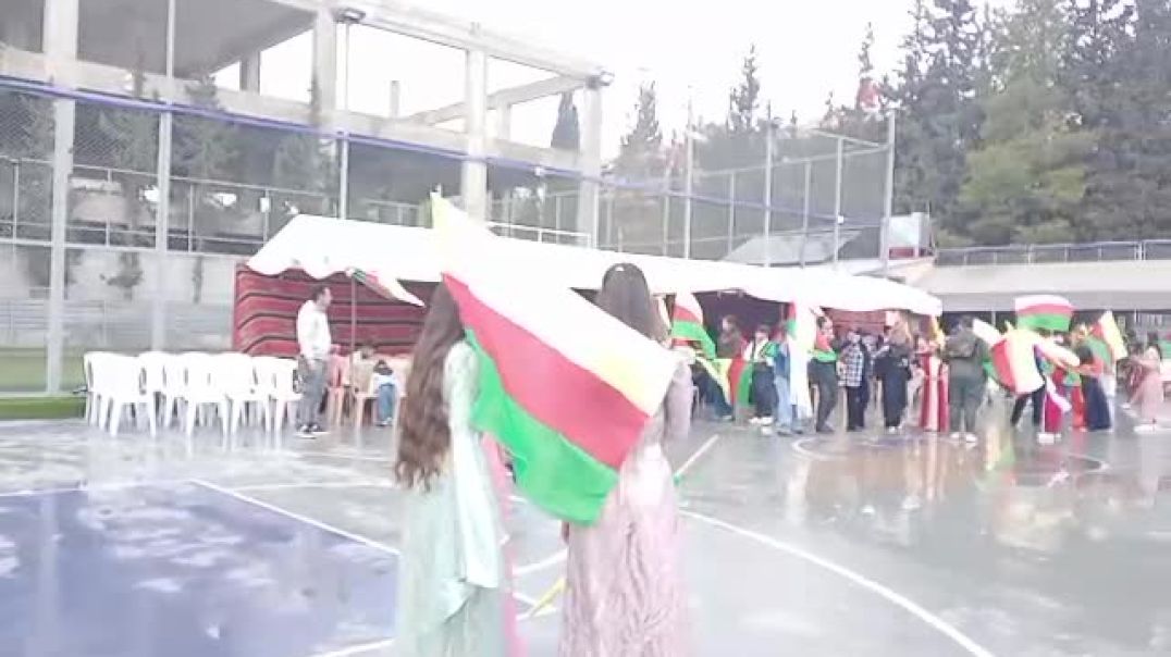 نوروز دمشق.. الكرد يتوافدون إلى نادي الفيحاء في مشروع دمر
