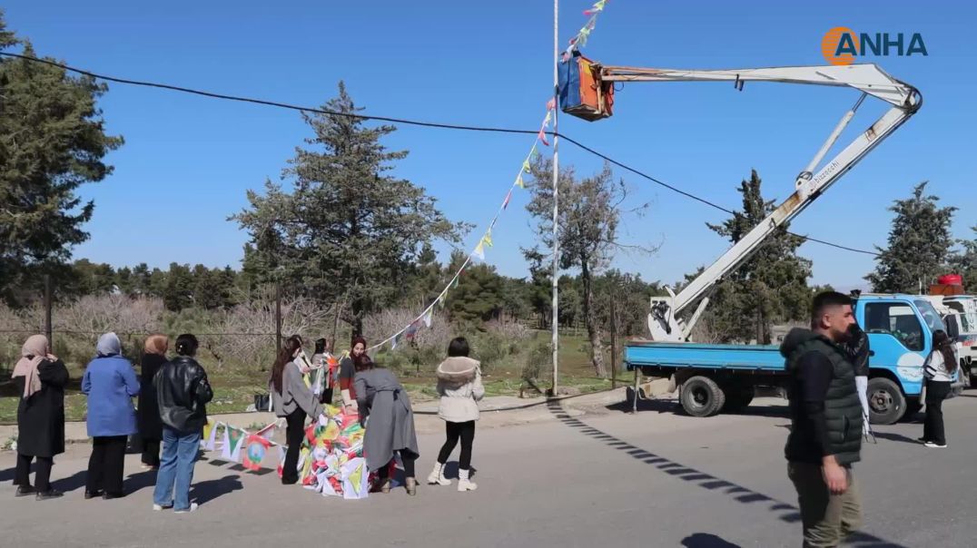 ديرك تتزين استعداداً لاستقبال نوروز