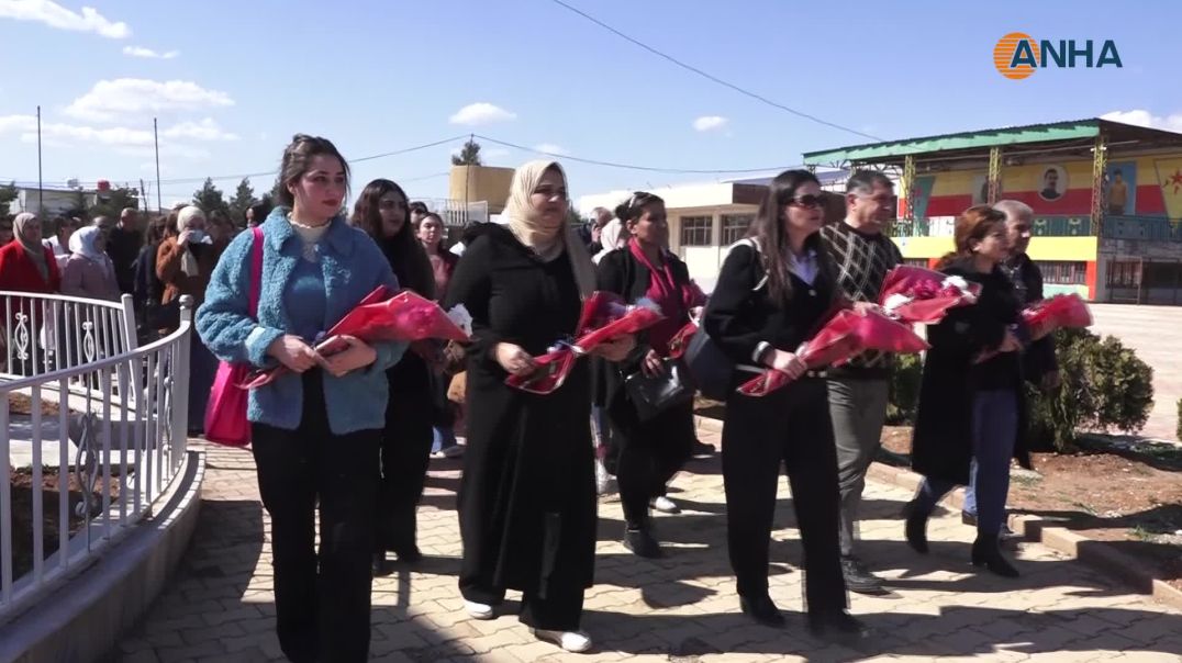 ⁣استذكار شهداء بلدية الشعب في قامشلو وعهد بمواصلة النضال