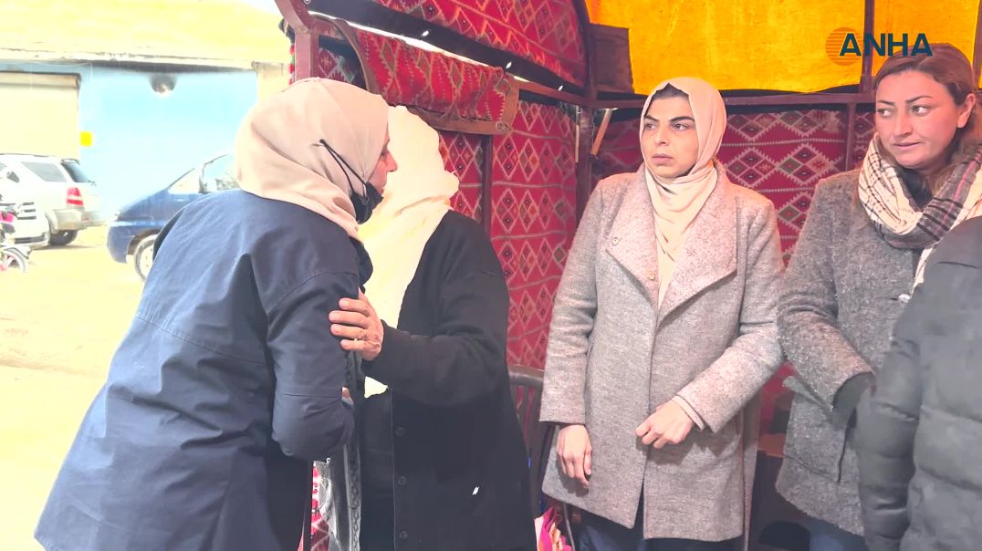 ⁣الأهالي يواصلون تقديم واجب العزاء لذوي الشهيد صالح مسلم في كوباني