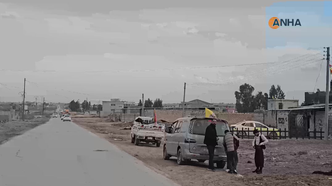 ⁣الآلاف من أهالي روج آفا يتوافدون إلى ساحات نوروز - الحسكة