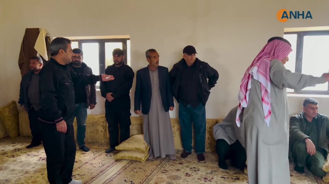 Rêveberiya Kobanê serdana malbata şehîdên komkujiya Xerabişkê kir