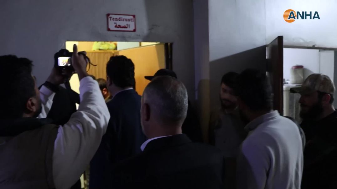 وفد من الحكومة المؤقتة يزور السجن المركزي في ديرك
