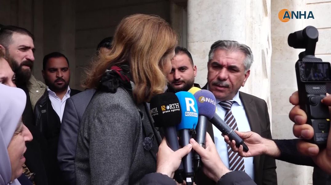 ⁣وزيرة الشؤون الاجتماعية تجتمع مع مؤسسات ومنظمات الإدارة الذاتية