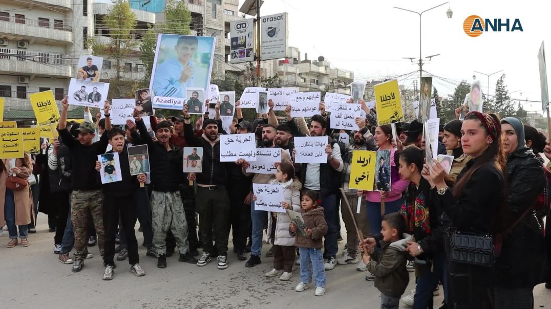 ⁣وقفة احتجاجية أمام مبنى مفوضية الأمم المتحدة للمطالبة بالإفراج عن الأسرى