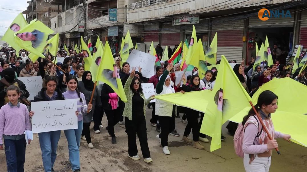 أهالي تربه سبيه يطالبون بالحرية الجسدية للقائد عبد الله أوجلان