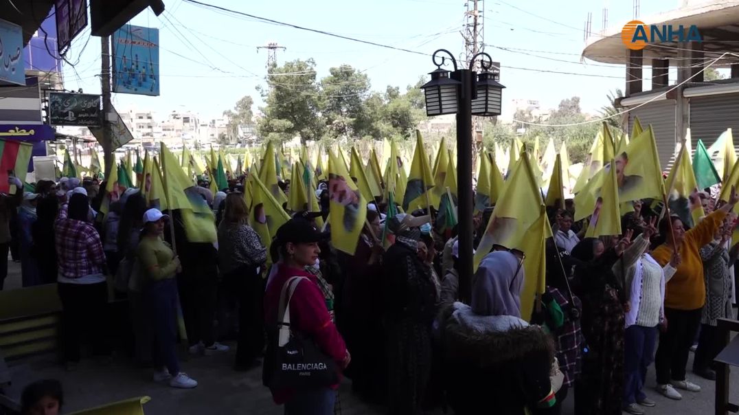 مسيرة نسائية حاشدة تطالب بالحرية الجسدية للقائد عبد الله أوجلان