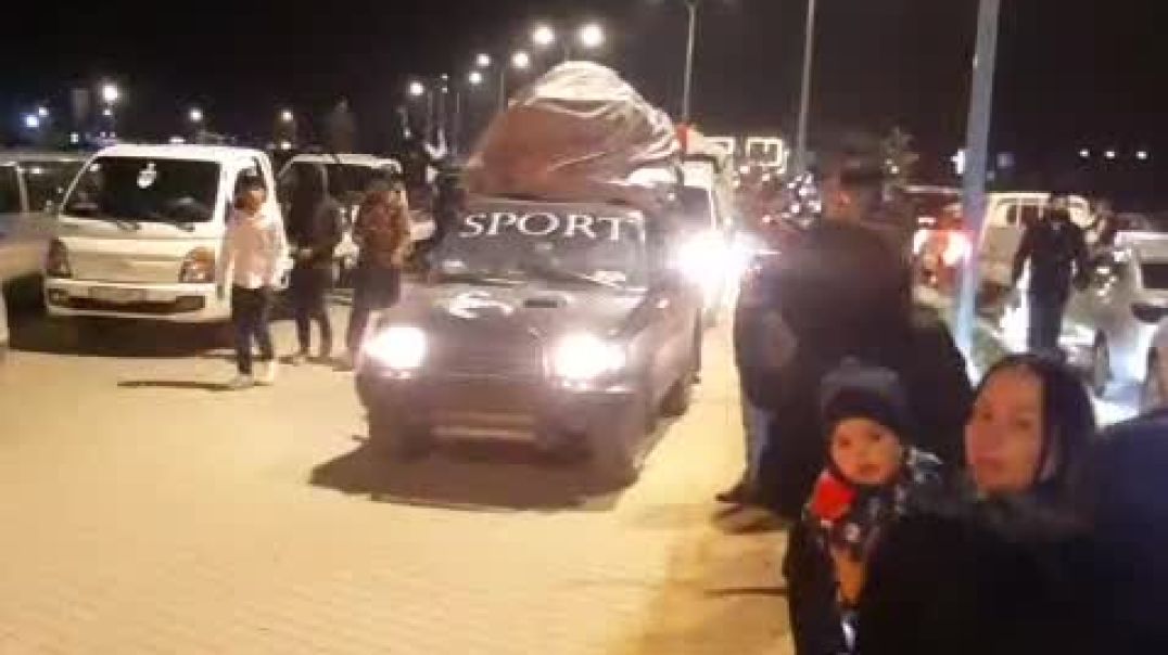 وصول الدفعة الثانية من المهجرين إلى مركز مدينة عفرين