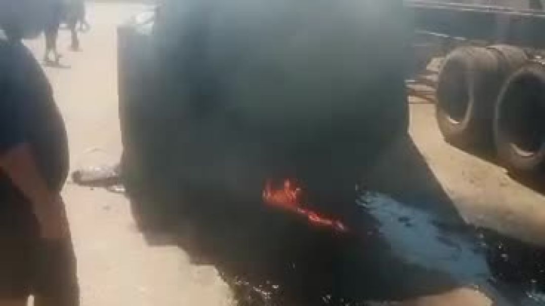 إصابة عامل بانفجار صهريج نفط خلال أعمال صيانة في ريف كركي لكي