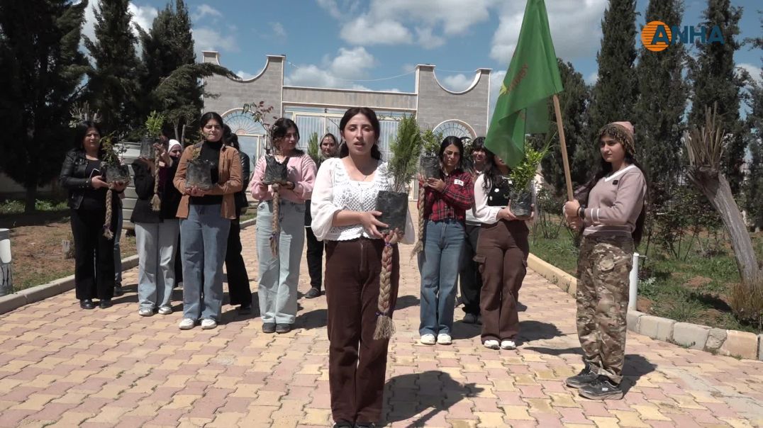 ضمن فعاليات 4 نيسان زراعة الأشجار في مدينتي الدرباسية وجل آغا