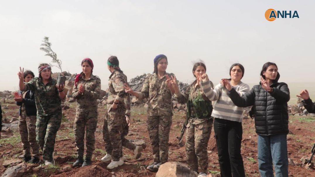 YPJ  تحتفل بميلاد القائد عبد الله أوجلان وذكرى تأسيسها