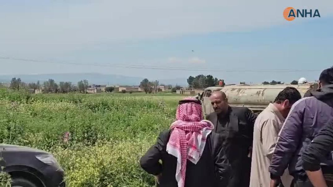 حادث سير على طريق الحسكة – توينة