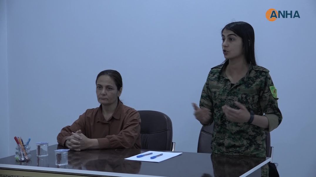 YPJ خلال محاضرة: نضالنا مستمر لتحقيق الاعتراف الرسمي بنا