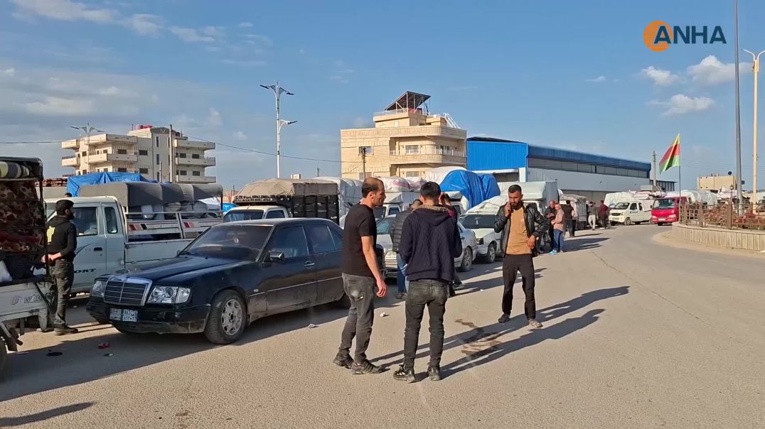 دفعة جديدة من مهجّري عفرين تنطلق من قامشلو عائدة للديار