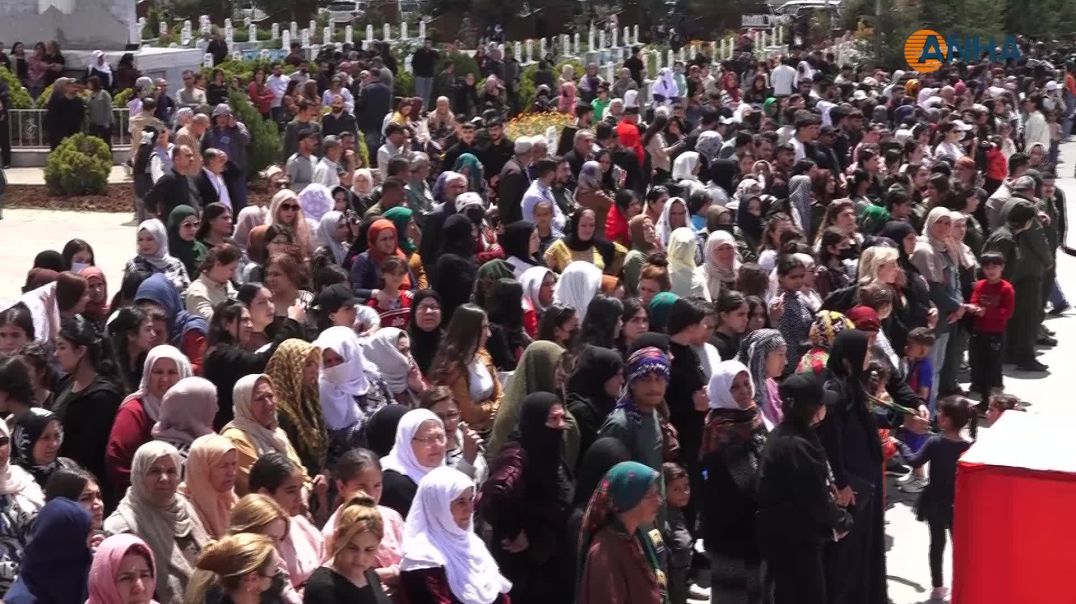 ⁣خلال مراسم 23 شهيداً آلدار خليل يؤكد: الشهداء صمّام أمان روج آفا ورمز صمودها