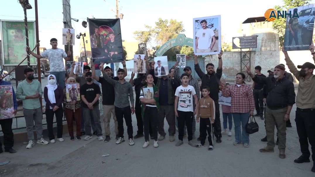 ⁣استمرار الاحتجاجات في قامشلو للمطالبة بالإفراج عن الأسرى