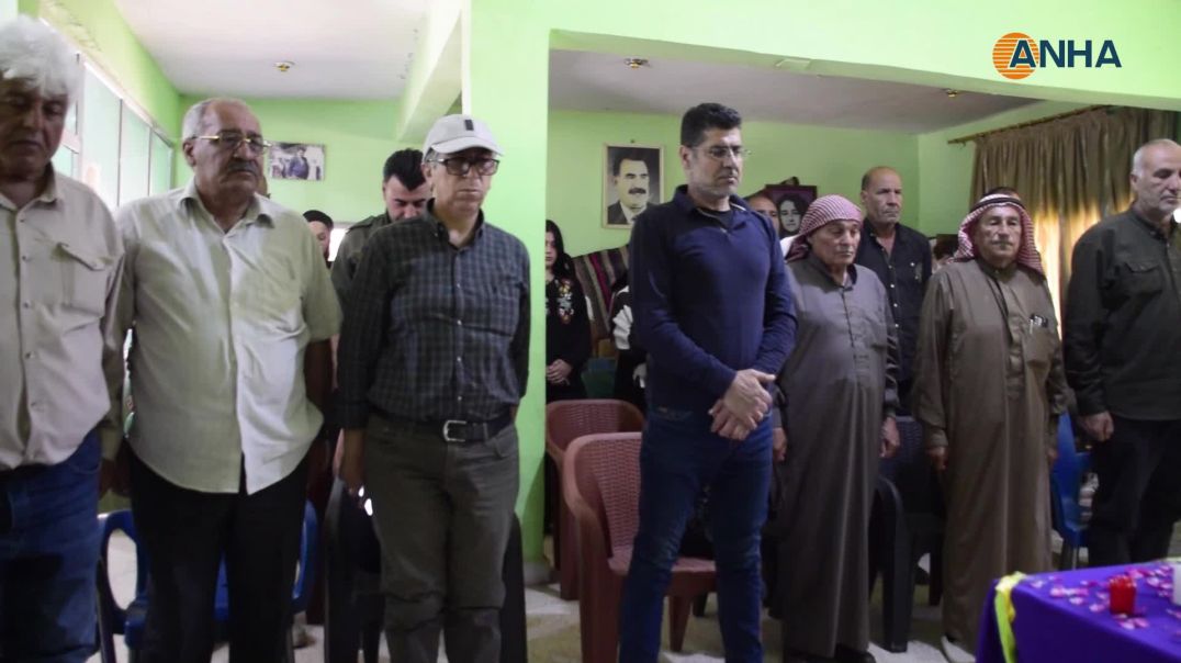 ⁣استذكار الفنانة الكردية الشهيدة مزكين في تل تمر