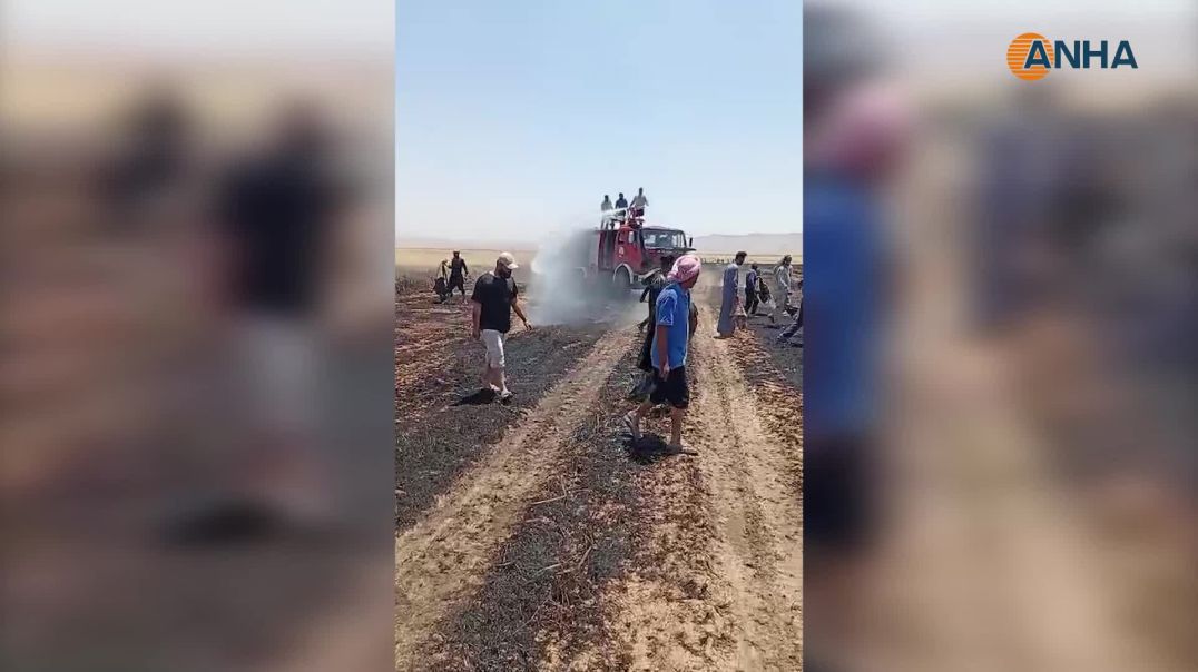فرق الطوارئ بمساندة الأهالي تسيطر على حريقين جنوب وغرب تل تمر
