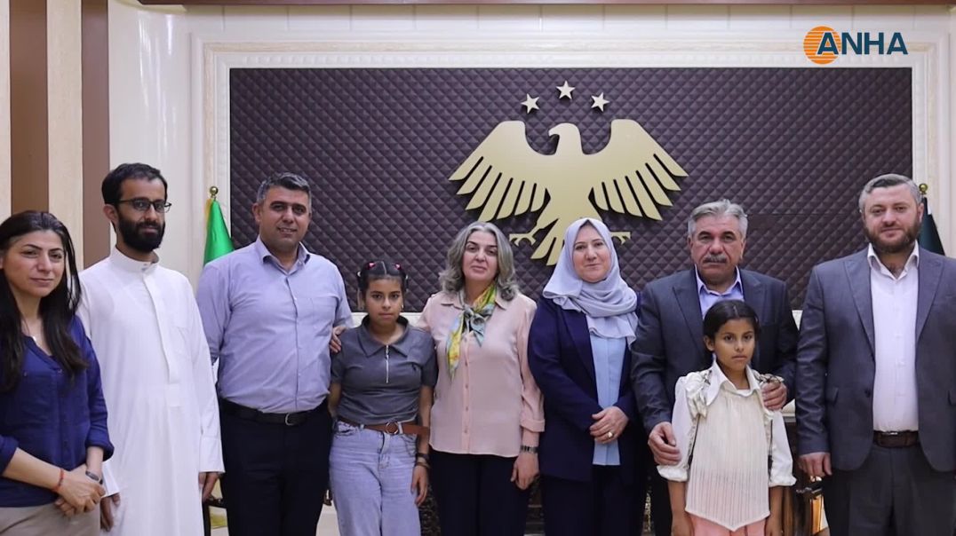 ⁣الإدارة الذاتية تسلّم طفلتين سعوديتين إلى ذويهما