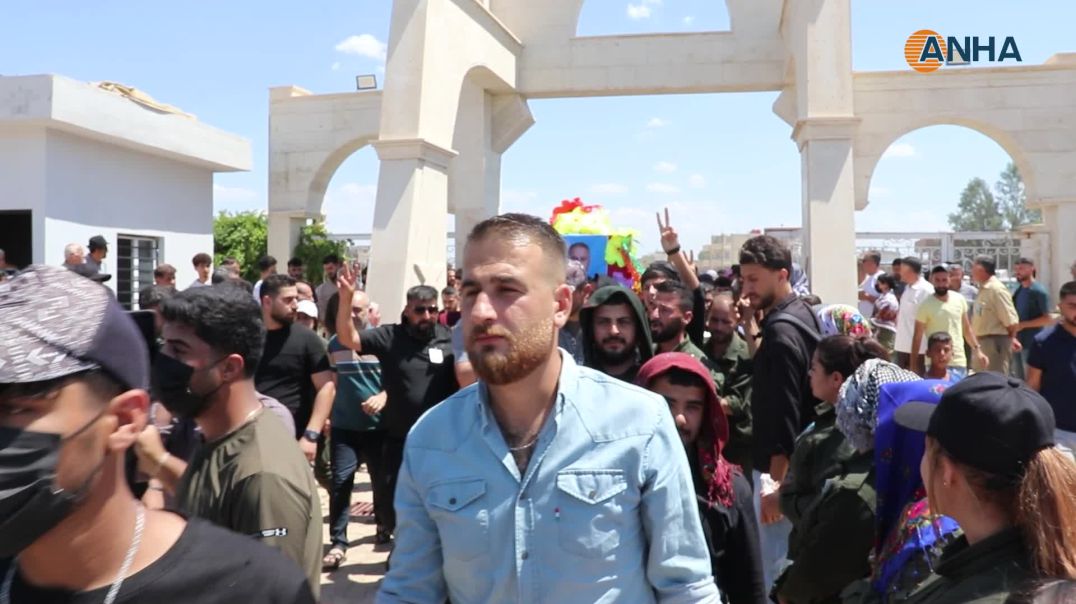 ⁣تشييع جثمان الشهيد فايز فيصل عبدي إلى مثواه الأخير في عامودا