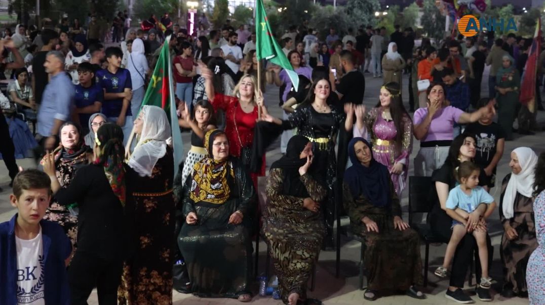 ⁣⁣فعالية فنية في قامشلو دعماً لوحدات حماية المرأة