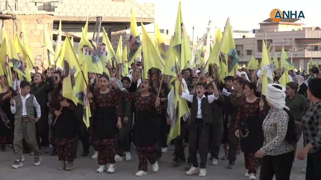 مسيرتان في الدرباسية وكركي لكي للمطالبة بحرية القائد عبد الله أوجلان الجسدية