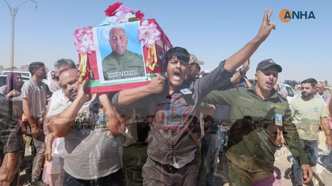 أهالي-تل تمر-يشيعون-عضو-قوى-الأمن-الداخلي-الشهيد-خضر-سمعيلة