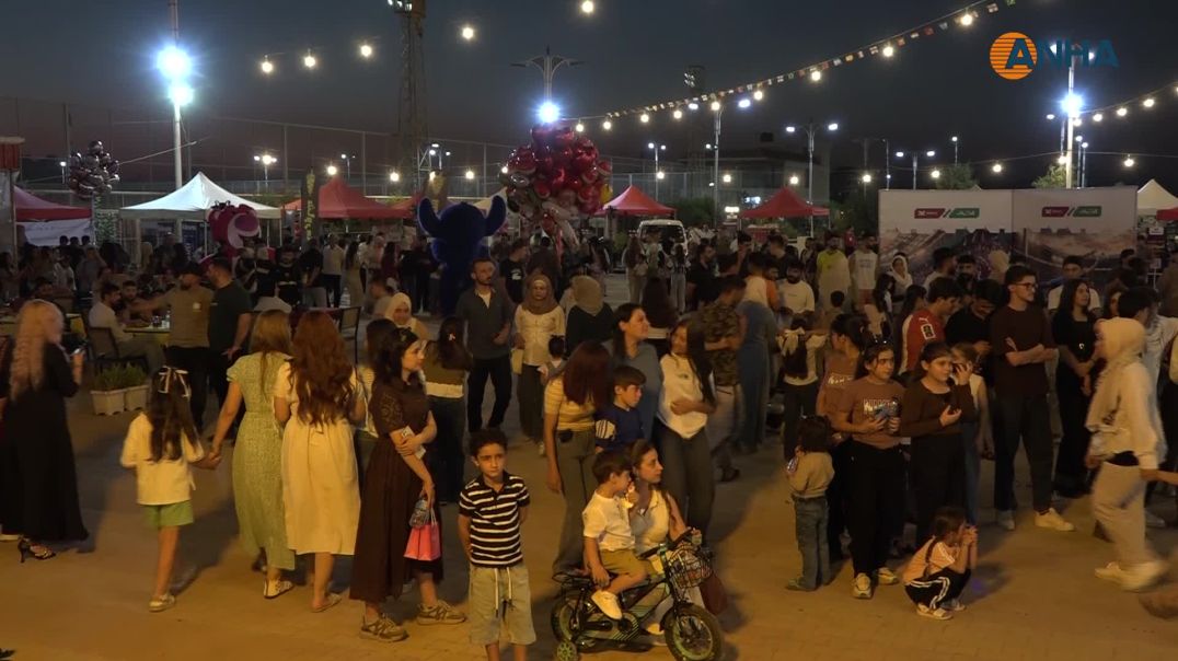 انطلاق مهرجان "الهدف" للتسوق والترفيه في مدينة قامشلو