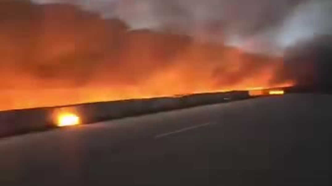 وفاة سائق صهريج نفط إثر حريق اندلع بعد حادث سير