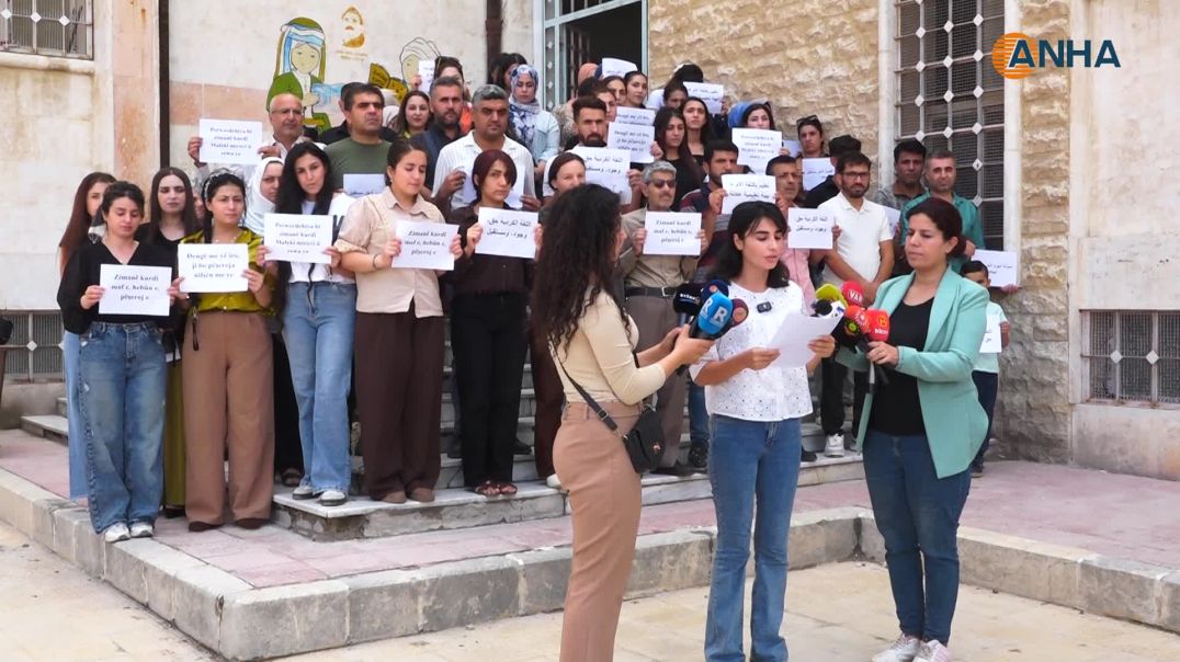 Mamosteyên Kobanê: Divê hemû biranş bi zimanê Kurdî werin dayîn