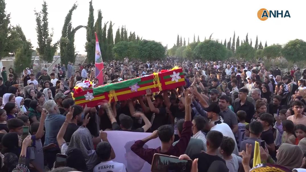 أهالي الدرباسية يشيعون جثمان شهيد